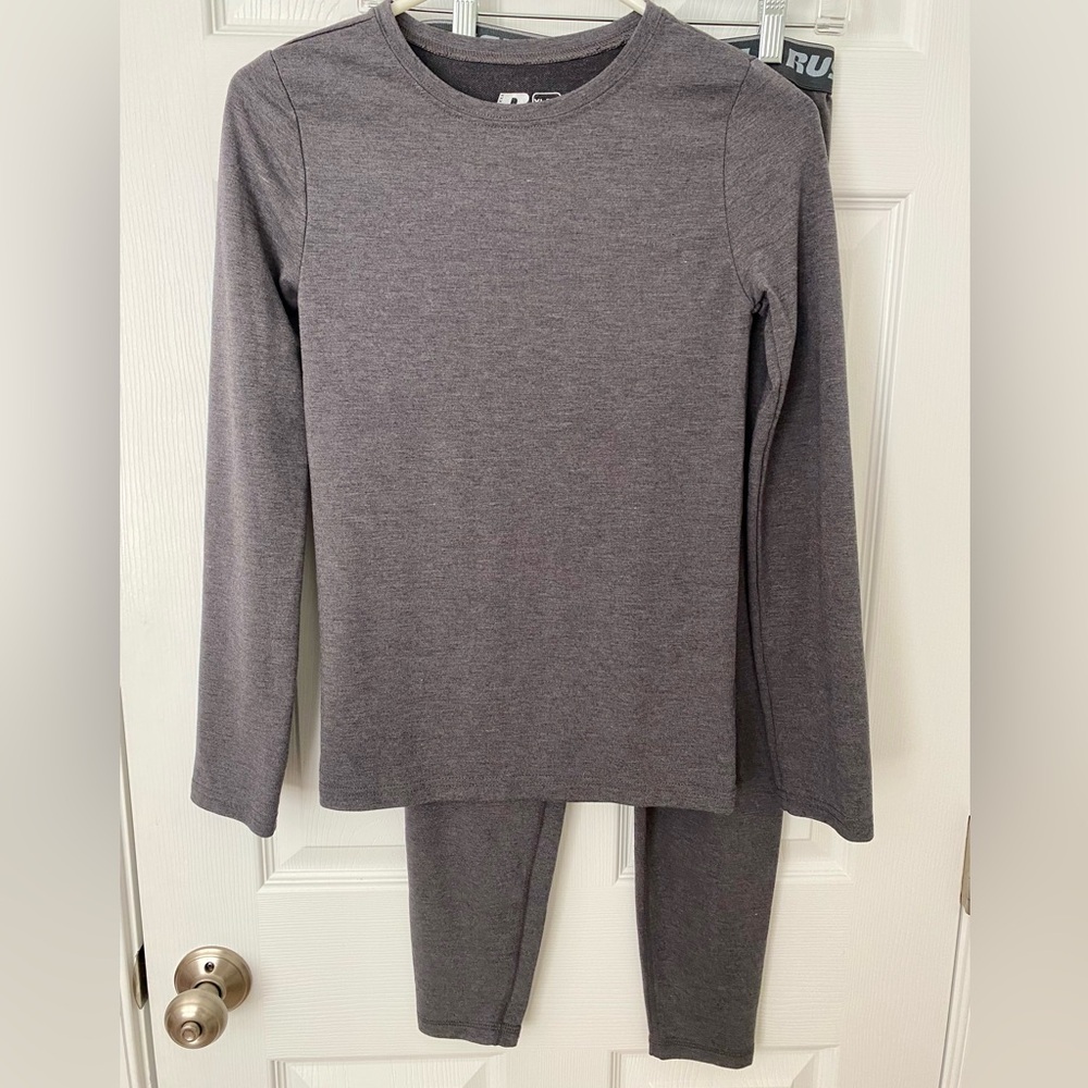 Boys Russell Long Underwear Separates; Size XL (14-16); Like New